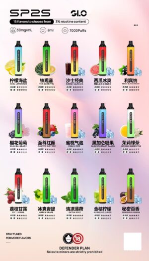SP2S抛棄式7000口 ✨可充電🔋👍大品牌產品更新迭代很快🔥SP2S最新抛棄式口味登場✨