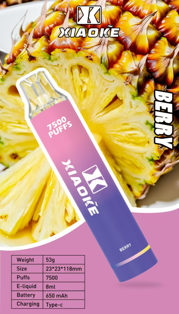 444 XiaoKe梟客抛棄式7500口 ✨可充電🔋女生首選💖